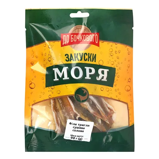Филе тригли К Бочковому сушеное соленое 90 г