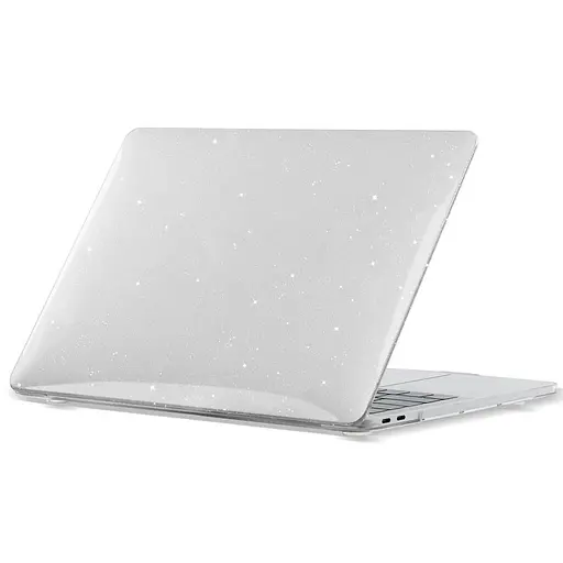 Чохол-накладка Glitter для Ale MacBook ro 14.2 (A2442/A2779/A2918/A2992/A3112/A3185/A3401) Прозорий