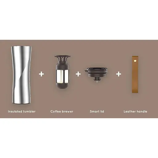 Термос Kiss Kiss Fish Smart Coffee Tumbler S-45WG - фото 7