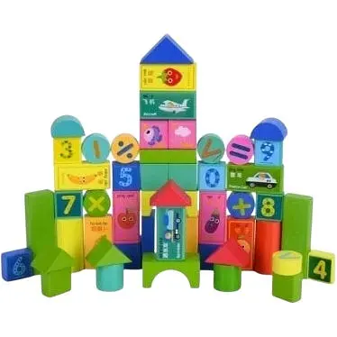 Деревянная игрушка Строительные блоки Limo Toy - фото 1