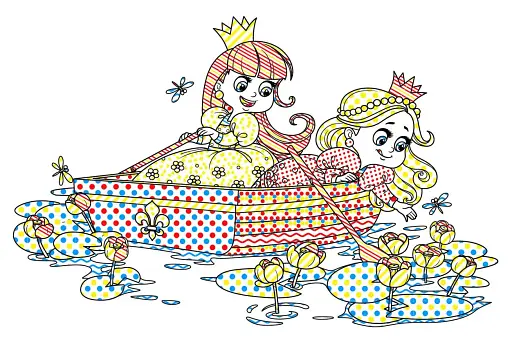 Чарівні водяні розмальовки. Подружки - фото 2