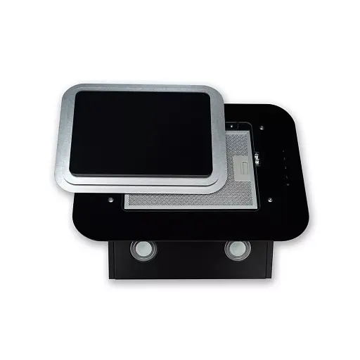 Вытяжка декоративная наклонная Минола HVS 6662 BL/I 1000 LED - фото 6