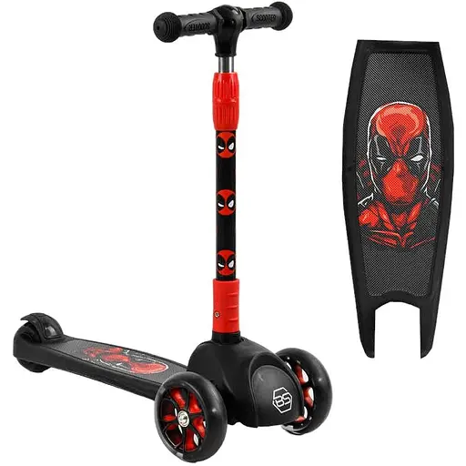 Самокат Best Scooter Чорно-червоний 000254873