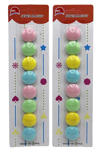 Магнитка Макарун, 20 мм, 8 шт.