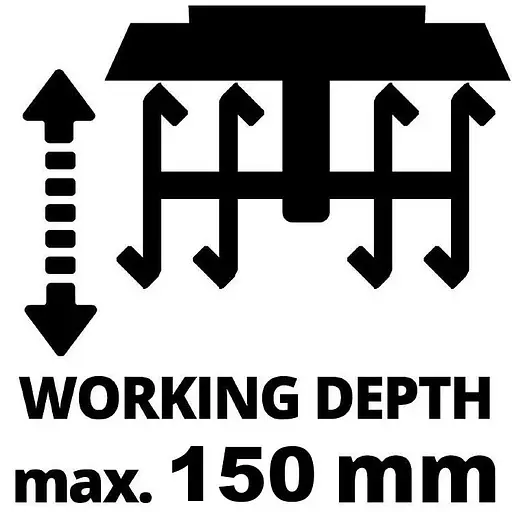 Культиватор Einhell GE-CR 18/20 Li E-Solo 18В PXC аккумуляторный без АКБ и ЗУ (3431210) - фото 8