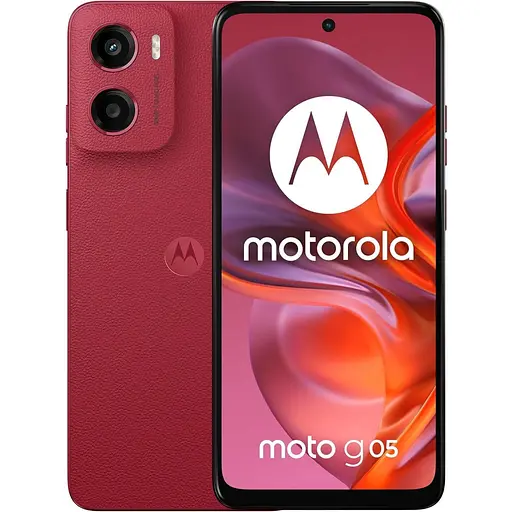 Смартфон Motorola Moto G05 4/256 GB Plum Red (PBA10010UA) UA-UCRF [140842]