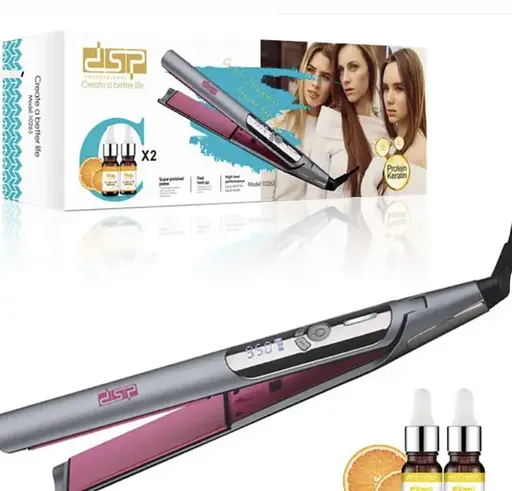 Випрямляч для волосся DSP 10265 45 Вт Червоний із сірим - фото 8