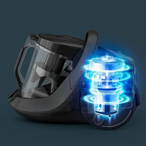 Пылесос контейнерный Rowenta GREEN FORCE CYCLONIC EFFITECH+ 500 Вт НЕРА черный - фото 5