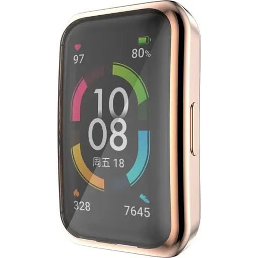 Чохол-накладка DK CDK Silicone Face Case для Huawei Band 7 (012534) (rose gold) - фото 4