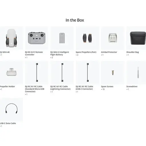 Квадрокоптер DJI Mini 4K Camera Drone Combo [141236] - фото 7