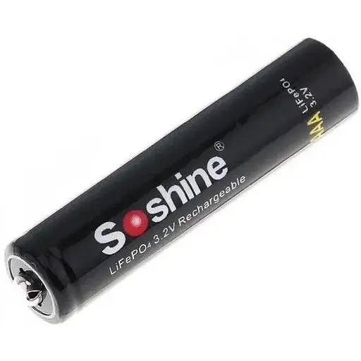 Акумулятор AAA Soshine 3.2V 280 mAh / Батарейка акумуляторна (18879) - фото 2