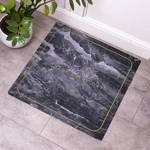 Килимок для ванної кімнати з діатоміту Enjoi Every Day 58×58 (см) вологопоглинаючий килимок для будинку ванни Yiwu HP-42-14 - фото 2