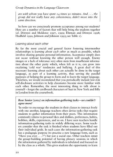 Group Dynamics in the Language Classroom - фото 10