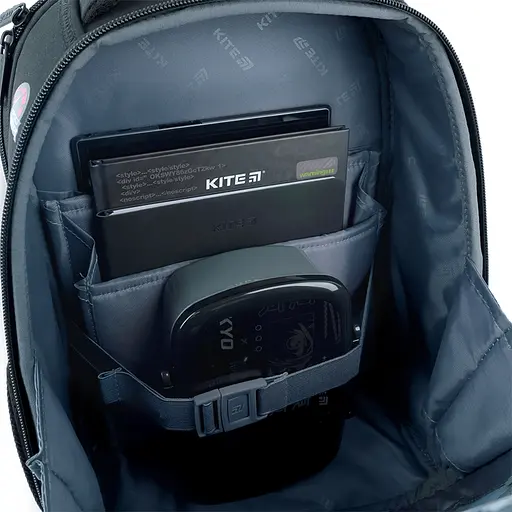 Рюкзак Kite Education каркасный 555 Race&Win Черный (K26-555S-8) - фото 12