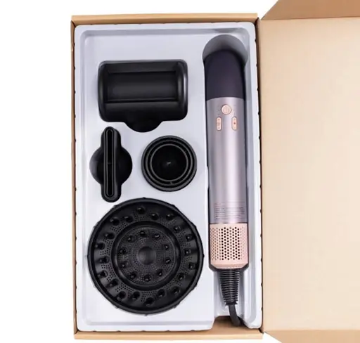 Фен для быстрой сушки с насадками Supersonic r Curly+Coily (Jasper Plum) профессиональный фен 1700 Вт Фиолетовый - фото 7