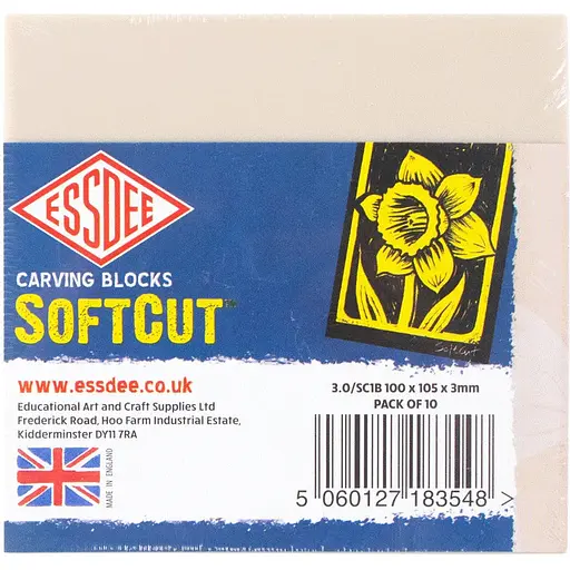 Softcut Carving Blocks 3.0/SC1B 100х100х3 мм 10 шт.  - фото 2