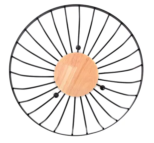 Ваза для фруктов Ringel Oder металлическая черная 25x12 см (RG-9004) - фото 2