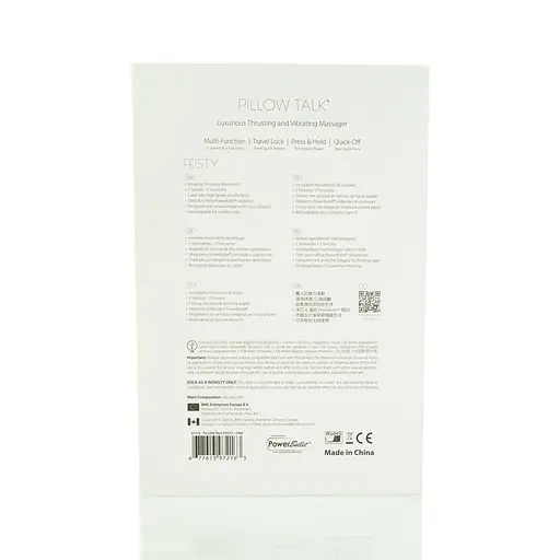 Вібратор Pillow Talk Feisty Thrusting 21 см бірюзовий - фото 6