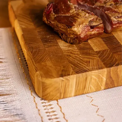 Разделочная доска торцевая Домино 20х30 см дуб LUGI C50W200300D - фото 2