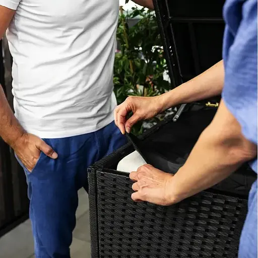 Скриня садова для зберігання Di Volio Varise 740 L чорний - фото 10