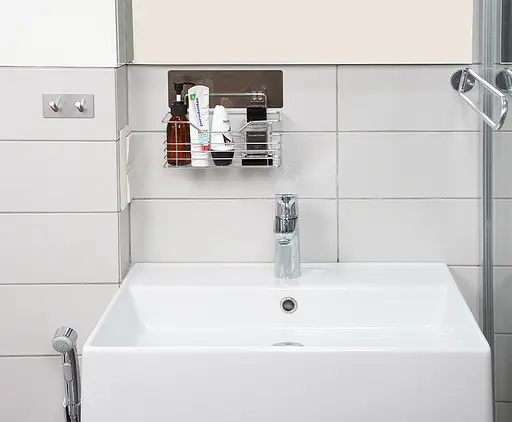 Полиця FABRIKA LOW самоклейкій стрічці, Ш21.5хГ9.5хВ12 - фото 7