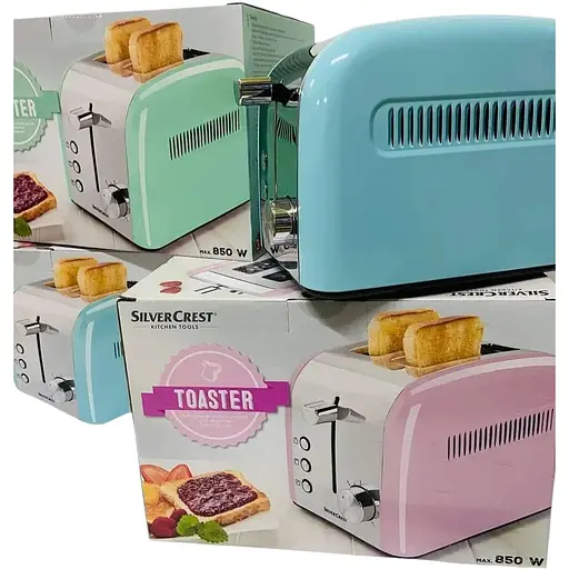 Тостер Silver Crest STS 850C1 850W Menthol + 7 режимов обжаривания - фото 4