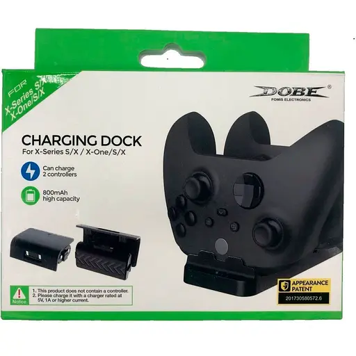 Зарядная станция Dobe Dual Charging Dock TYX-532X для Xbox Series/Xbox One (97661) - фото 5