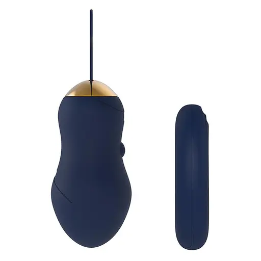 Віброяйце Dreamtoys Goddess Collection Apollo 7.2 см синій - фото 3