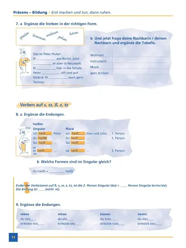Und jetzt ihr! Lehrbuch Basisgrammatik für Jugendliche - фото 4