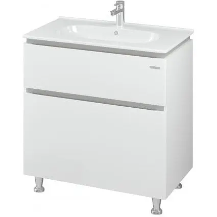 Тумба підлогова Sanwerk Амата 81 Білий з умивальником Клеа (MV0000795) Білий - фото 1