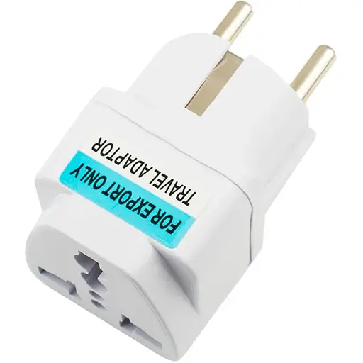 Перехідник на євро розетку UK/US EU White (17441)