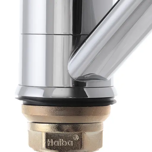 Смеситель для умывальника Haiba Zeon 555 HB0414 Хром - фото 5