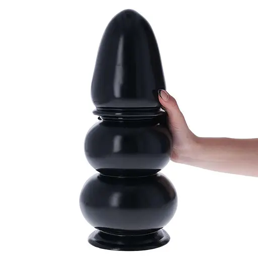 Анальна пробка для фістингу Toyz4lovers Nambung Nero 35.5 см (чорна) - фото 2