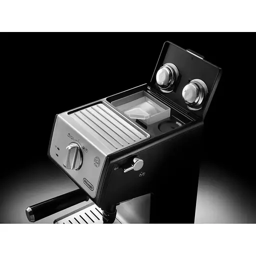 Кофеварка DeLonghi ECP 35.31 BK Steel эспрессо с трубкой-капучинатором 15 бар - фото 9