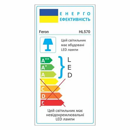 Светодиодный подвесной светильник Feron HL570, 14 Вт 4000K черный (32722) - фото 6