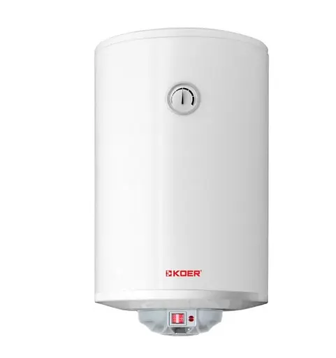 Водонагрівач Koer KWH.E03-80VW 80 л, 1500 Вт, мокрий ТЕН, вертикальний, циліндричний, білий (EK0109) - фото 1