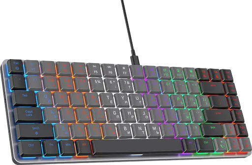 Клавіатура GamePro MK140R Red Swich RGB Dark Gray - фото 3