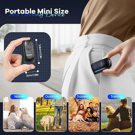 Устройство против лая, Ручной ультразвуковой стопор для лая, Мощные устройства для сдерживания лая собак, устройство - фото 5