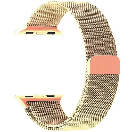 Ремешок Apple Watch Миланская Петля 42/44/45/46/49 мм Розовое золото (5) - фото 1