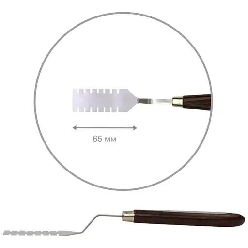 Мастихин Rosa Studio ArtWork №9 прямоугольный длина 6,5 см - фото 1