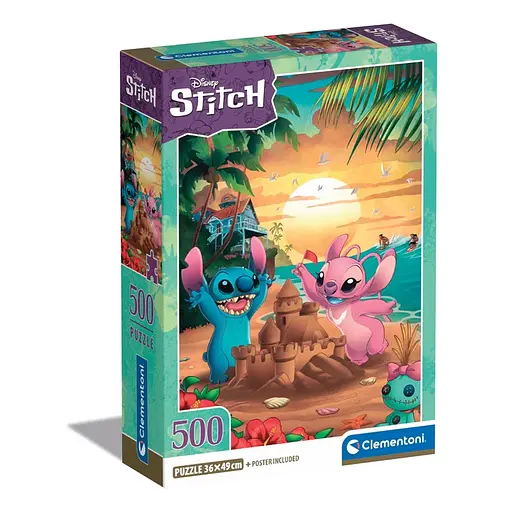 Пазл Стіч Disney Stitch and Angel - 500 шт Clementoni 35547