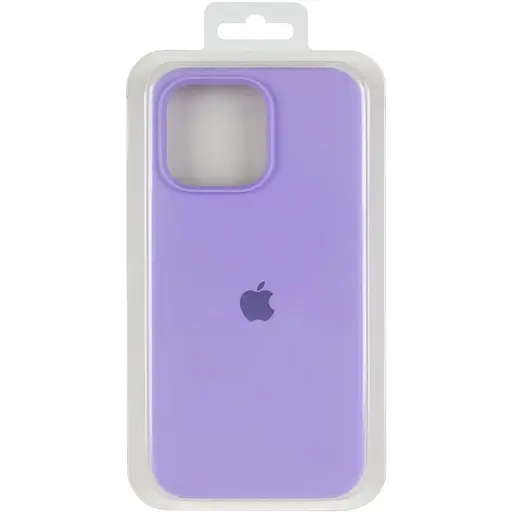 Чехол Silicone Case AA Logo with MagSafe для Apple iPhone 12 Pro Max 6.7 Сиреневый/Dasheen - фото 4