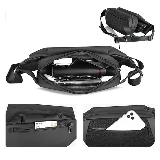 Сумка-бананка Mark Ryden 8331 8л для планшета до 7.9' Black (17598) - фото 2