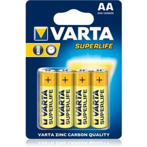 Батарейка Varta Superlife R6 (AA) 4 шт./пач. - фото 1