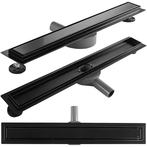 Трап для душу Rea Neox 60 Pro black 2в1 REA-G7801 - фото 1