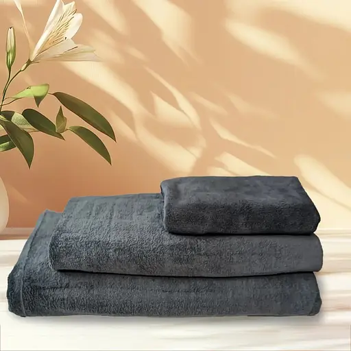 Рушник Versailles мікрофібра сірий 70х140 см (146789) - фото 2