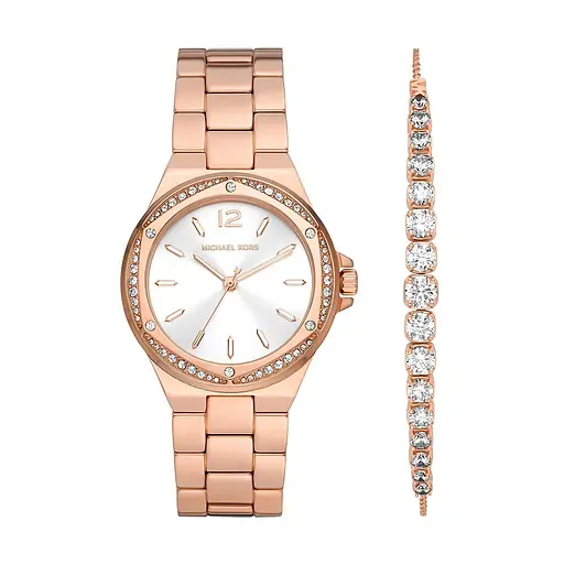 Женский подарочный набор MICHAEL KORS MK1053SET Lennox (часы + браслет)
