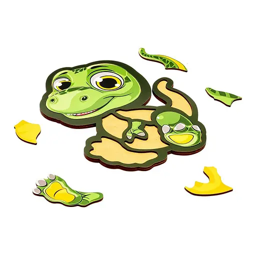 Дитячий пазл-вкладиш "Динозавр" PuzzleOK Puz-22970, 8 елементів - фото 2