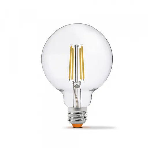 LED лампа VIDEX Filament G95FD 7W E27 4100K дімерна - фото 2