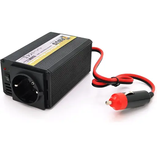 Інвертор напруги Orbus ORMS150 (150Вт), 12/220V, approximated, 1 Shuko, клеми + крокодили, 1 запобіжник, Box.Q20